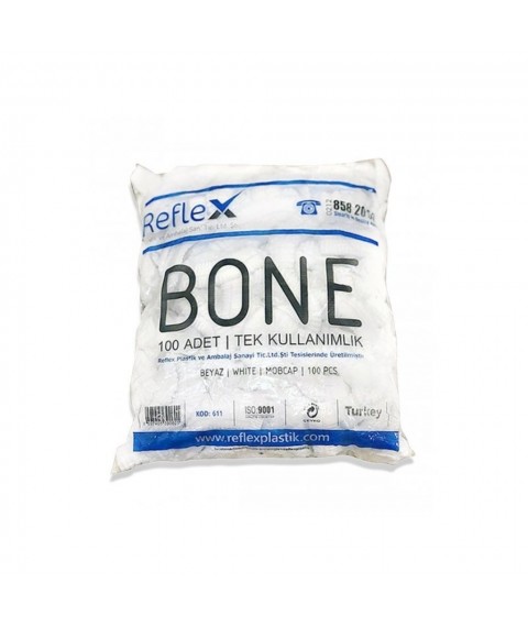 Reflex Tek Kullanımlık Hijyen Bonesi 100 lü Paket